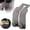 Gray, variant on Leather Car Seat Headrest Double Car Hooks Organizer | Durable Leather & Metal Bag Holder | Car Seat Back Phone Mount | Space Saving Car Purse Holder for Wallets Bags 1Pack | Fits Most Vehicles