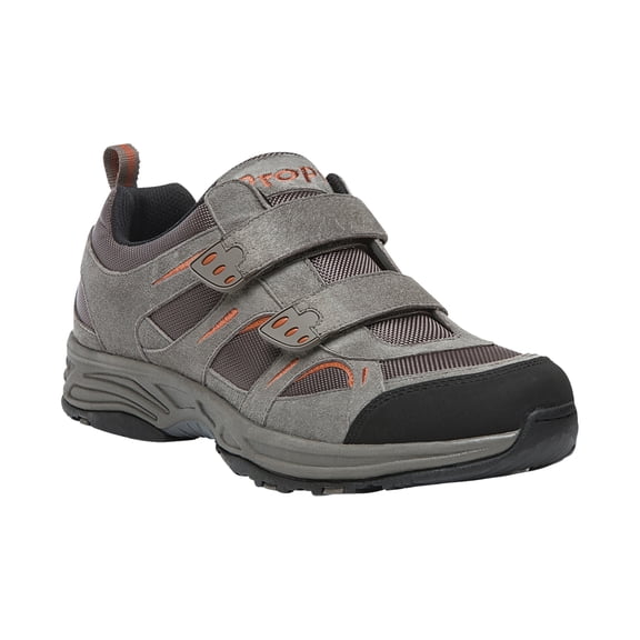 Propet Connelly Strap M5502 Men's Hiking Shoe: 9.5 X-Wide (3E) Gunsmoke/Orange Velcro