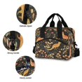 thumbnail image 5 of Lunch Bag Portable Crossbody Meal Bag Cooler Bag Insulated Lunch Bag Food Bag Handheld & Crossbody Design Red Dinosaur Cartoon, 5 of 6