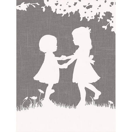 - Oopsy Daisy - Sisters Dance Canvas Wall Art 14x18, Patti Rishforth