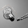 thumbnail image 2 of Uxcell 10 Pcs Name on Rice Glass Vial Pendant 19mm Width Transparent Wishing Bottles for Necklace DIY Pendant Craft, 2 of 6