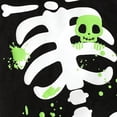 thumbnail image 6 of Wonitaaizi Newborn Baby Boy Halloween Romper Skeleton Jumpsuit Outfit Skull Clothes with Hat(6-9 Months,Black), 6 of 7