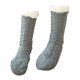 thumbnail image 4 of Calcetines térmicos antideslizantes para interiores de invierno, calentadores de piernas para mujeres, calcetines , calcetines gruesos y suaves Gris Salvador Dali Calentadores de piernas de felpa, 4 of 8