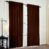 Regency Velvet Window Panel, Chocolate