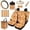 Fall Maple Leaf, variant on HUISEFOR 15 Pieces Camo Bow Car Seat Cover Full Set Scratch-Resistant Including Car Steering Wheel Cover, Belt Cover, Air Vent Storage Bag, Suitable for Most Cars SUV