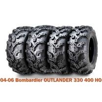 (4) WANDA 25X8X12 25X10X12 fit 04-06 Bombardier OUTLANDER 330 400 HO ATV Tire Set Super Mud