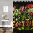 thumbnail image 2 of Orinice Rat Fink Bathroom Decor Set - Colorful Luxurious Polyester Fabric Shower Curtain with Hooks, Chic Modern Design 60x72, 2 of 7