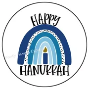 KIRAKIRA HAPPY HANUKKAH STICKERS PARTY FAVORS