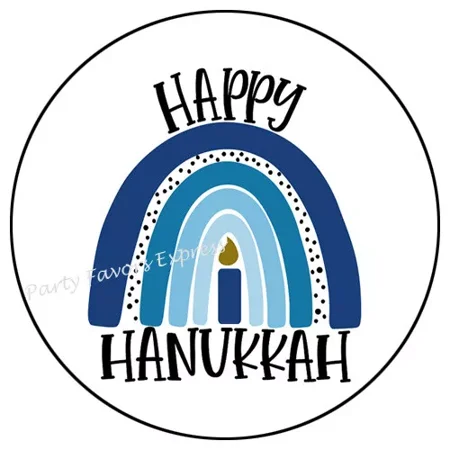 KIRAKIRA HAPPY HANUKKAH STICKERS PARTY FAVORS