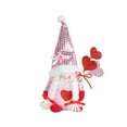 thumbnail image 6 of Valentine’s Day Sequin Faceless Gnome Doll - Cute Heart Hat Dwarf Standing Figurine, Romantic Home & Tabletop Decor, Soft Sequin Ornament, Perfect Love-Themed Holiday Gift, 4.72*3.14*11.41in, B, 6 of 6
