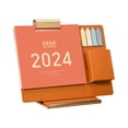 thumbnail image 2 of Enero de 2024-diciembre de 2024 Calendario de escritorio 2024 de mesa con portalápices adornos calendario mensual para año Nuevo sala de estar Oficina Macarena calendario de escritorio, 2 of 8