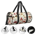 thumbnail image 5 of Bingfone Cartoon Mushrooms Print Gym Duffle Backpack for Men Women,Travel Weekender Carry-On Bags with Detachable Back Pack Straps for Traveling Overnight Climb Sports, 5 of 8
