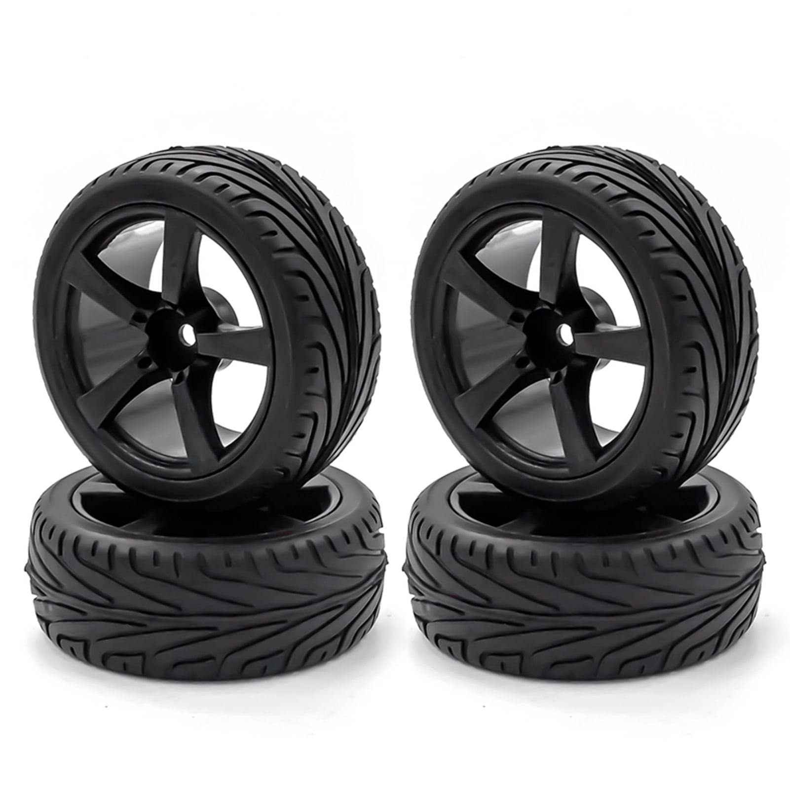 Gecheer RC Drift Tires RC Racing Car Tires 4pcs Replacements for 1/10