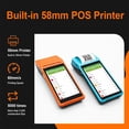 thumbnail image 3 of 58mm Handheld 8.1 PDA Printer Mobile Receipt Bill Smart Thermal Printer 5.5 HD Inch Touch Screen ,Improve Efficiency, 3 of 7