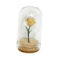 thumbnail image 4 of Casa de muñecas con flores en macetas, rosas para jardín de hadas naranja a escala 1/6 y 1/12, 4 of 9