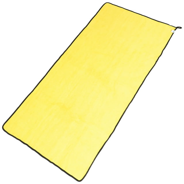 HIAKDOFT Soft Microfiber Dog Towel Yellow Thickened Quick Drying Water Absorbent Pet Bath Accessory