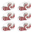 thumbnail image 1 of Serviette Buckle 6Pcs Multi-purpose Reusable Unique Wedding Banquet Party Heart Serviette Buckle, 1 of 5