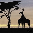 thumbnail image 2 of Burghardt, James 20x20 Black Ornate Wood Framed with Double Matting Museum Art Print Titled - Savanna IV, 2 of 4