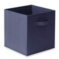 thumbnail image 2 of Set de 6 cubos de tela plegables Casafield, color azul marino, 2 of 9