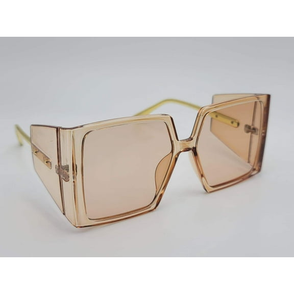 Popular Fashion Big Rectangle Women Luxury Sunglasses Vintage Shades UV400