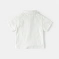 thumbnail image 3 of LIUYUNNN Kids Boys' Polo Shirts Short Sleeve Kids White Button down Shirt School Uniform Casual Tops 3-4 Years Boys Size ShirtsBoys Girls Four Seasons Outfits, 3 of 3