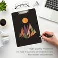 thumbnail image 3 of FORMRS Acrylic Clipboard with Low Profile Clip Standard A4 Letter Size, 12.5" x 9", Abstract Mountain, 3 of 8
