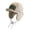 Beige, variant on Unisex Adult Retro Color-Blocked Trapper Hat Windproof Warm Sherpa Lined Aviator Cap with Ear Flaps and Chin Ties for Winter Cycling Outdoor Everyday Casual Apparel