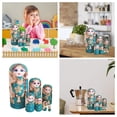 thumbnail image 2 of Juego De Muñecas Rusas De Madera Apilables, 7 Juguetes Hechos A Mano Para Niños, Día Del Niño, Cumpleaños, Decoración Del Hogar, Regalo Deseado, 2 of 6