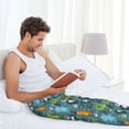 thumbnail image 5 of Hirioo pirates animals for Men's PJ Pajama Pants Sleep Pants Men's Home Trousers with Pockets,S-3XL-Small, 5 of 6