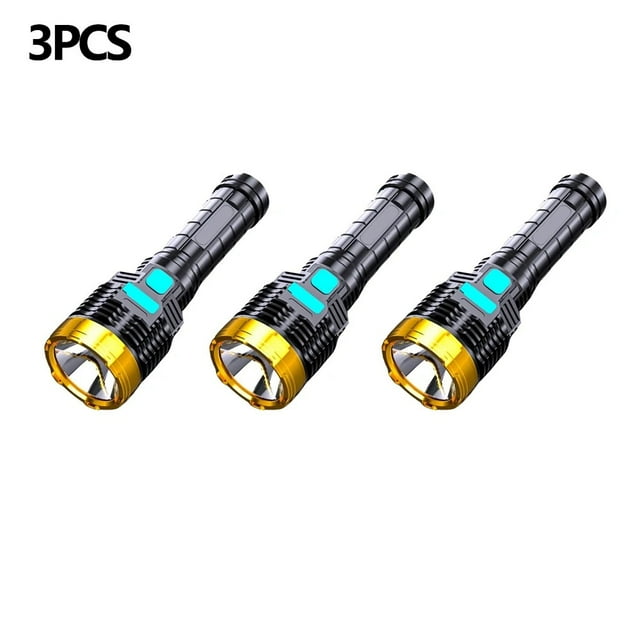 From Xiao Bei strict selection Dual Light Source Flashlight Mini Portable Outdoor Strong Super Bright ABS Strong Light FocusingLed Side Light Multifunctional