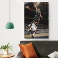 thumbnail image 4 of Basketball Player Giannis Antetokounmpo Greek Freak Posters Artworks Picture Print Poster Wall Art Painting Canvas Gift Decor Home Posters Decorative 16x24inch(40x60cm), 4 of 6