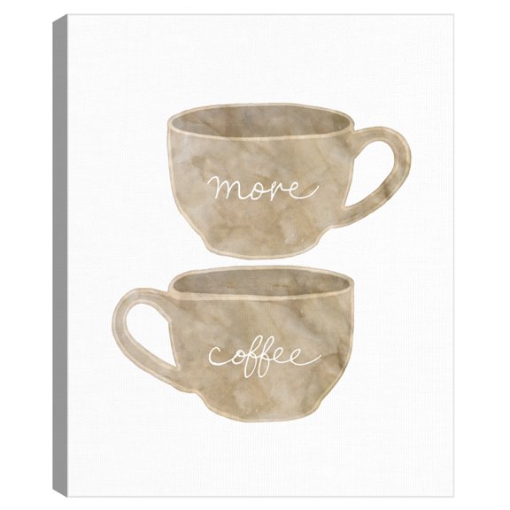 More Coffee by Lottie Fontaine Canvas Art Print