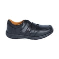 thumbnail image 1 of Zapato Niño Escolar Mini Vic Velcro Vestir Formal Gala negro 25.5, 1 of 6