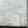 thumbnail image 6 of SAFAVIEH Soho Logan Floral Wool Area Rug, Blue/Ivory, 6' x 6' Square, 6 of 7