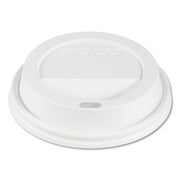 Dart Traveler Cappuccino Style Dome Lid, Fits 10 oz Cups, White, 100/Pack, 10 Packs/Carton