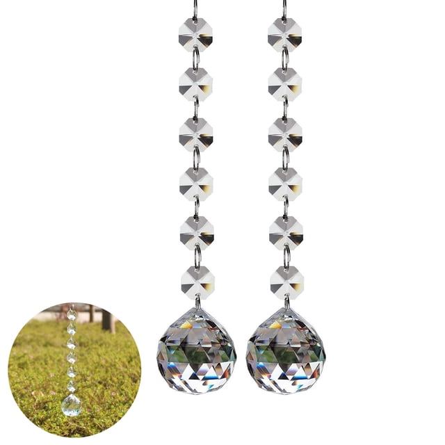 uds 120mm bola de cristal candelabro prismas piezas colgantes hebras de cuentas Namotu LKX-2057