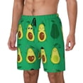 thumbnail image 2 of Fotbe Cartoon Fruit 1 Men’s Swim Trunks Quick Dry Swim Shorts Board Shorts with Mesh Lining-XX-Large, 2 of 9