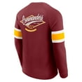 thumbnail image 3 of Men's Darius Rucker Collection by Fanatics Burgundy Washington Commanders Waffle-Knit Raglan Long Sleeve Henley T-Shirt, 3 of 6