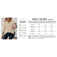 thumbnail image 6 of PRETTYGARDEN Fall Fashion Long Sleeve Shirts for Women Ribbed Knit V Neck Dressy Casual Lightweight Sweaters Tunic Tops, 6 of 9