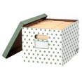 thumbnail image 1 of Fellowes Bankers Box Decorative Storage Box -  2 pack, Corrugate, 1 of 4