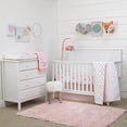thumbnail image 3 of NoJo Aztec Mix & Match 100% Cotton Teal Floral Fox Fitted Crib Sheet, Pink, Orange, Aqua, White, 3 of 6