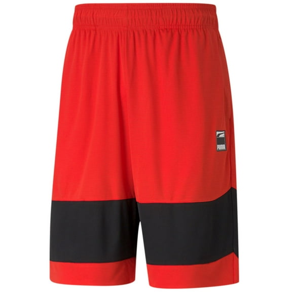 Puma Mens Ultimate Regular Fit Moisture Wicking Colorblocked Shorts