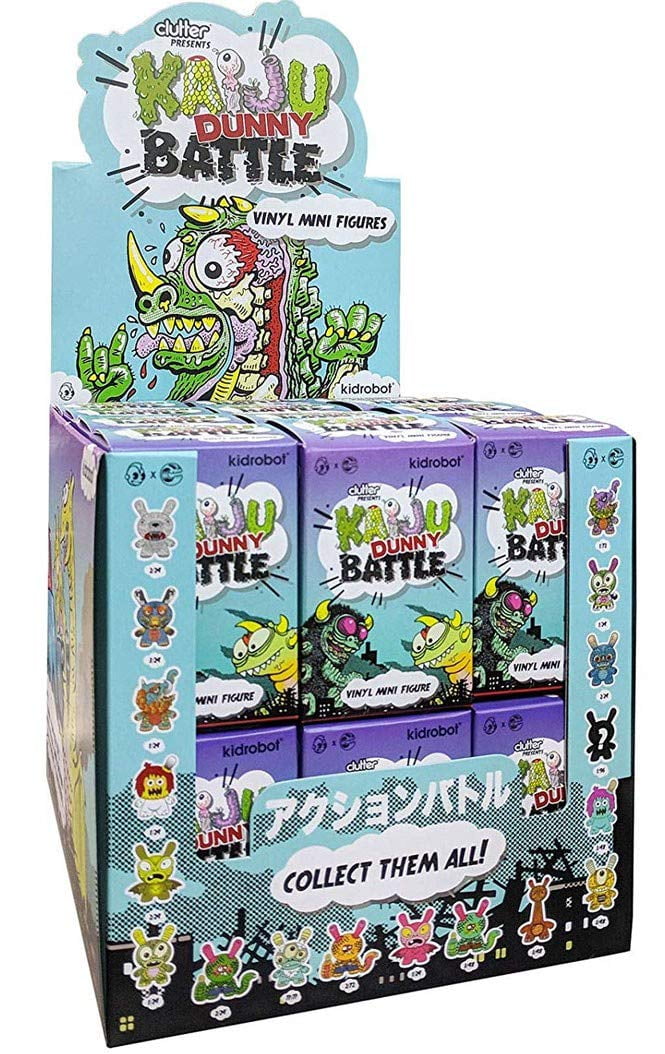 1 Figure Kidrobot Clutter Kaiju Dunny Blind Box Mini Figure