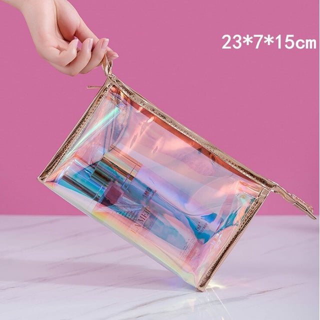 Neceser de viaje para mujer, bolsa portátil de cosméticos de gran capacidad, Kit de lavado femenino, estuche de maquillaje impermeable con cremallera qiuyongming unisex