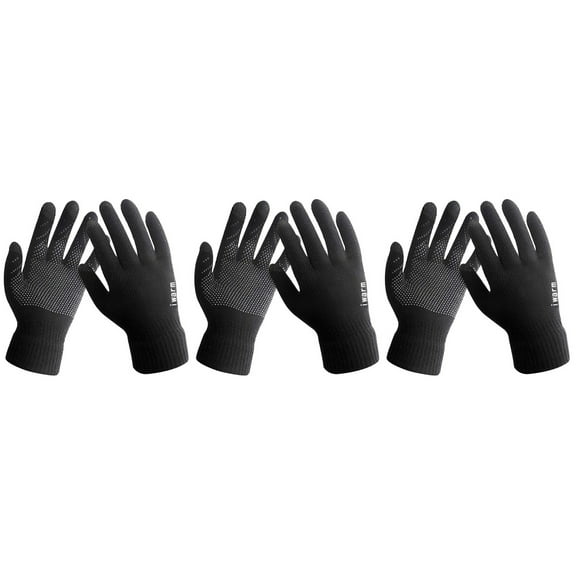 3 Pieces Heating Cycling Gloves Mens Man and Women