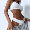 thumbnail image 5 of Tanga Sexy para mujer, ropa interior con letras, lencería sin costuras, cómoda, deportiva, talla M-XL, 5 of 5