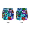 thumbnail image 5 of Lsque Geometry Dash Printed Women's Running Shorts with Liner Pockets,Elastic Quick Dry Workout Athletic Gym Yoga Shorts,Womens High Waist Shorts-X-Large, 5 of 9