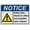 Warning Sign 6, variant on GHS MSDS Right to Know Sign 8"x12" UV Resistant Plastic for Indoor Outdoor Workplace
