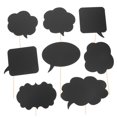 thumbnail image 4 of LEORX  20 Pcs Blank Chalkboard Photo Booth Prop Signs Selfie Black, 4 of 8