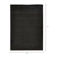 thumbnail image 7 of Mainstays Solid High Low Tufted Grid Dark Gray Indoor Area Rug, 5' x 7', 7 of 7